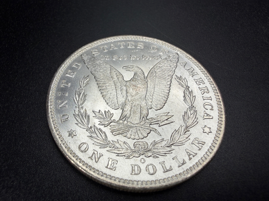 1885 O Brilliant Uncirculated Morgan Silver Dollar [Photo 4]