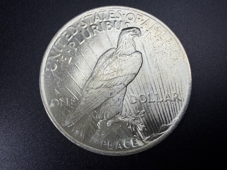 1923 Brilliant Uncirculated Peace Silver Dollar [Photo 3]