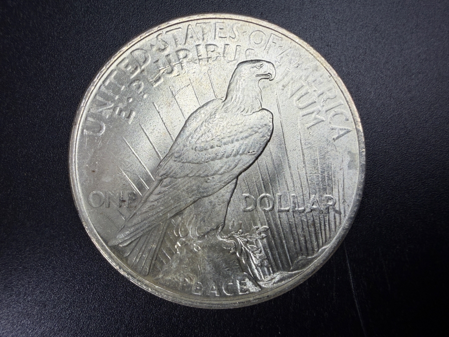1923 Brilliant Uncirculated Peace Silver Dollar [Photo 3]