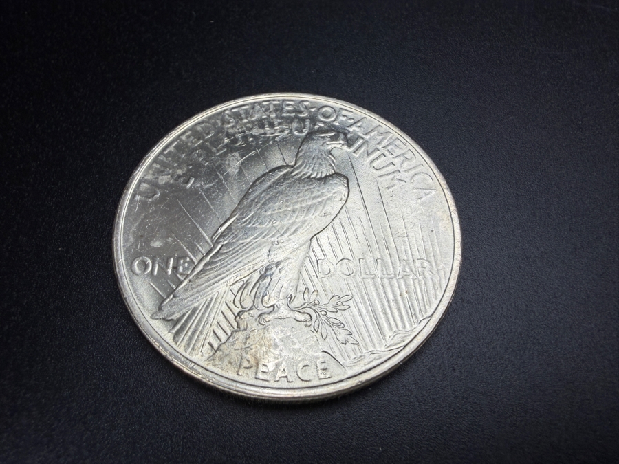 1923 Brilliant Uncirculated Peace Silver Dollar [Photo 4]