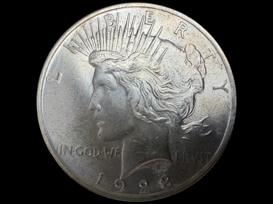 1923 Brilliant Uncirculated Peace Silver Dollar