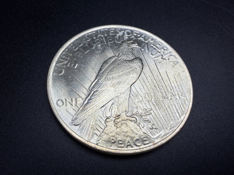 1923 Brilliant Uncirculated Peace Silver Dollar [Photo 4]