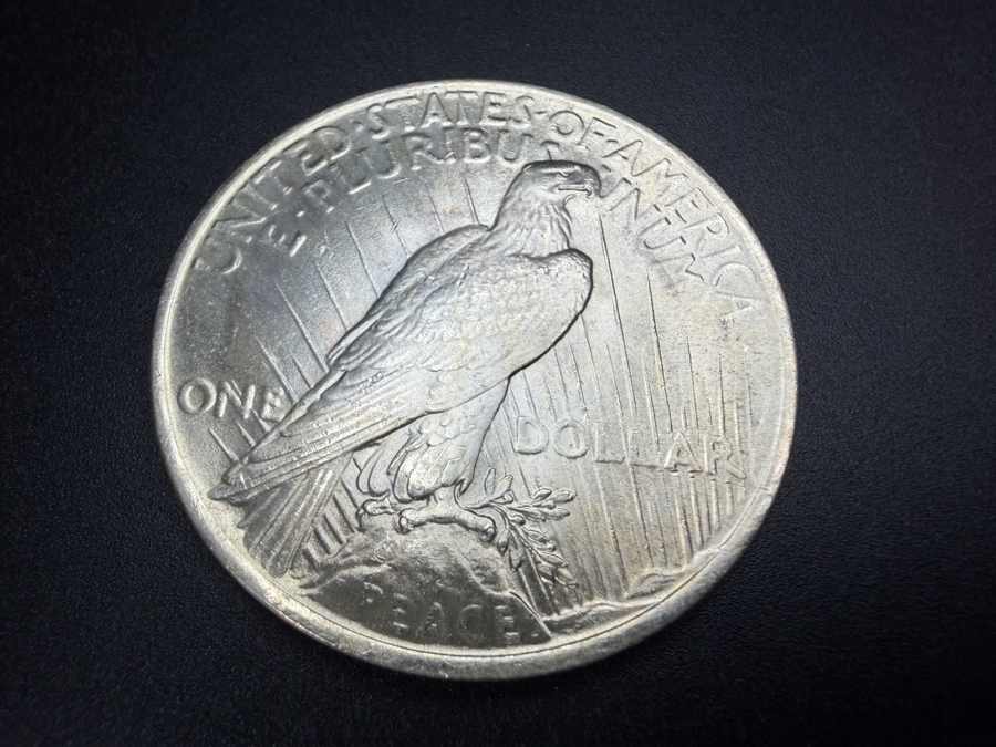 1923 Brilliant Uncirculated Peace Silver Dollar [Photo 4]