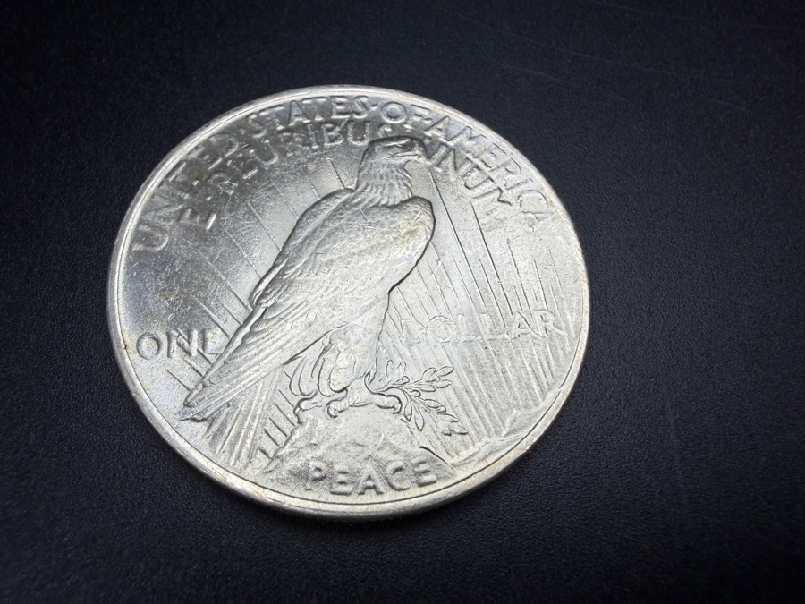 1923 Brilliant Uncirculated Peace Silver Dollar [Photo 4]