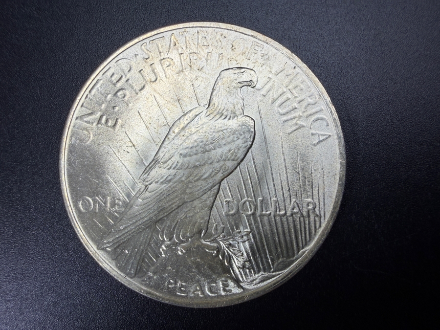 1923 Brilliant Uncirculated Peace Silver Dollar [Photo 3]