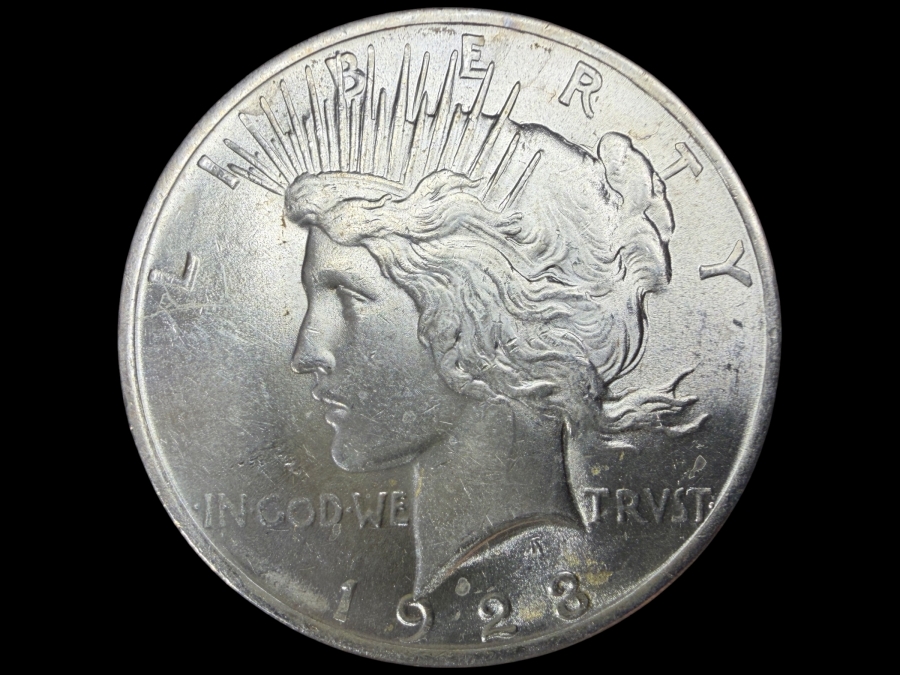 1923 Brilliant Uncirculated Peace Silver Dollar