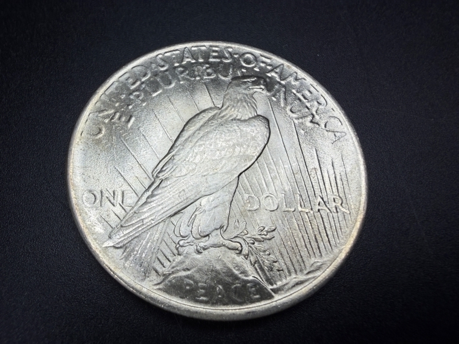 1923 Brilliant Uncirculated Peace Silver Dollar [Photo 4]