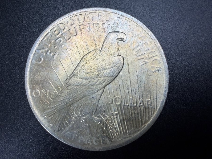 1923 Brilliant Uncirculated Peace Silver Dollar [Photo 3]