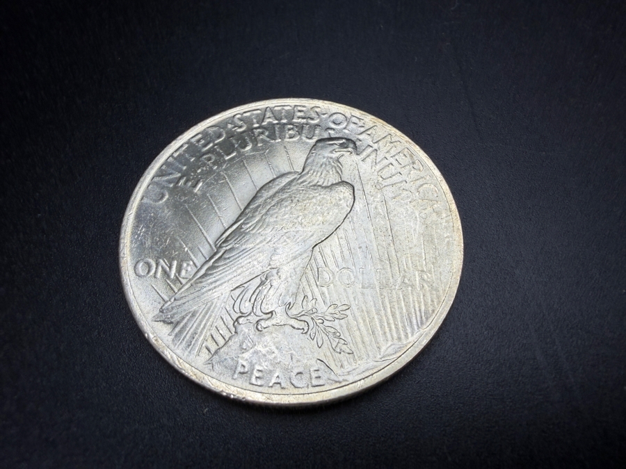 1923 Brilliant Uncirculated Peace Silver Dollar [Photo 4]