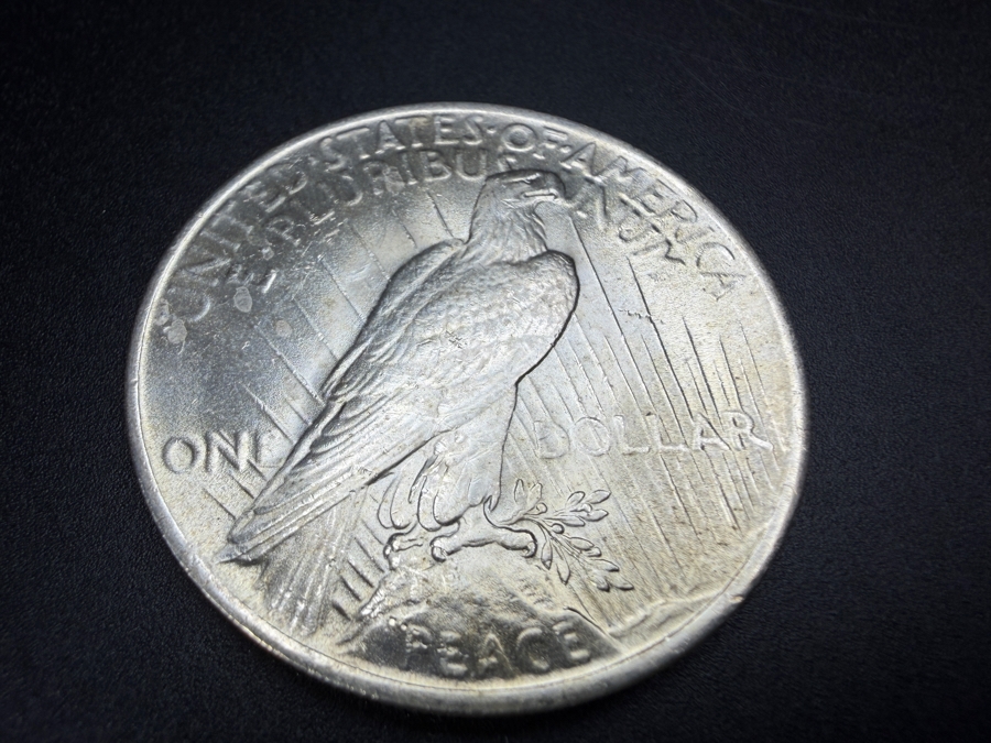 1923 Brilliant Uncirculated Peace Silver Dollar [Photo 4]
