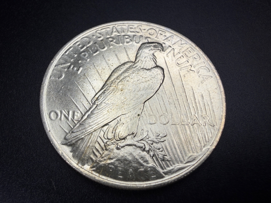 1923 Brilliant Uncirculated Peace Silver Dollar [Photo 4]