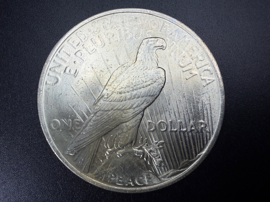 1923 Brilliant Uncirculated Peace Silver Dollar [Photo 3]