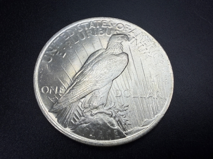 1923 Brilliant Uncirculated Peace Silver Dollar [Photo 4]