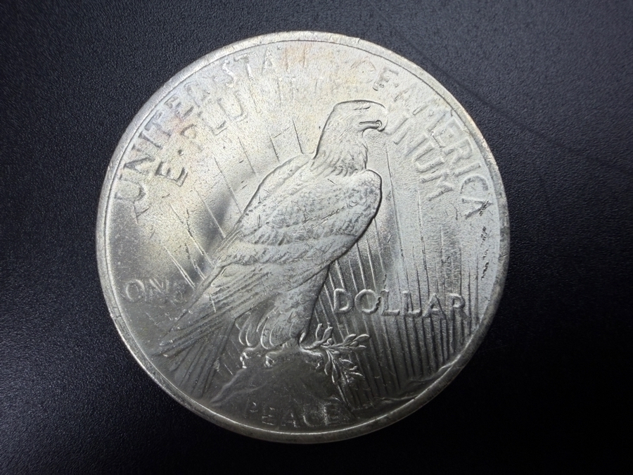 1923 Brilliant Uncirculated Peace Silver Dollar [Photo 3]