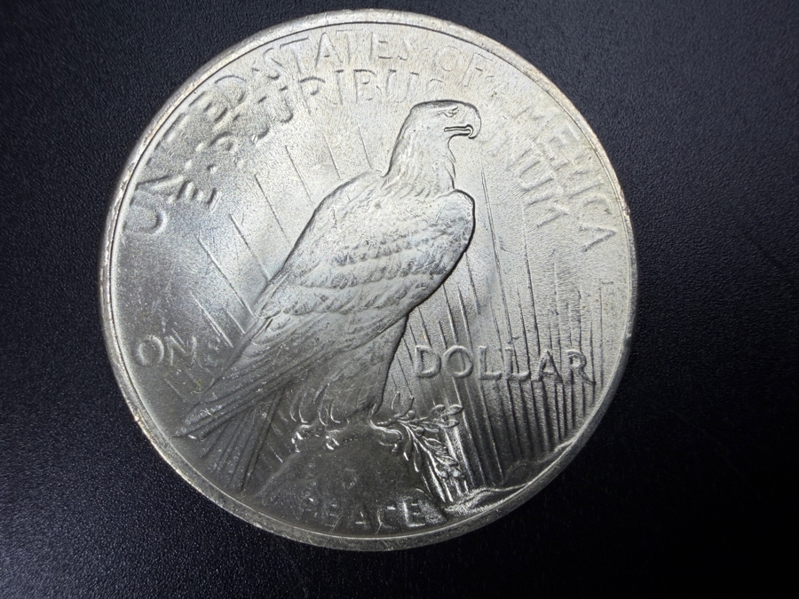1923 Brilliant Uncirculated Peace Silver Dollar [Photo 3]