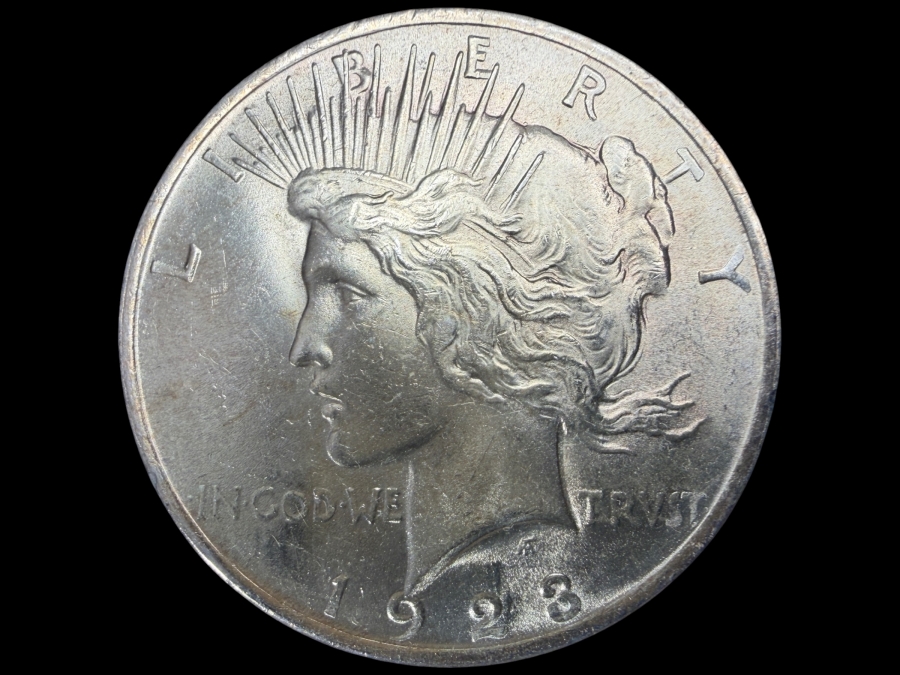 1923 Brilliant Uncirculated Peace Silver Dollar