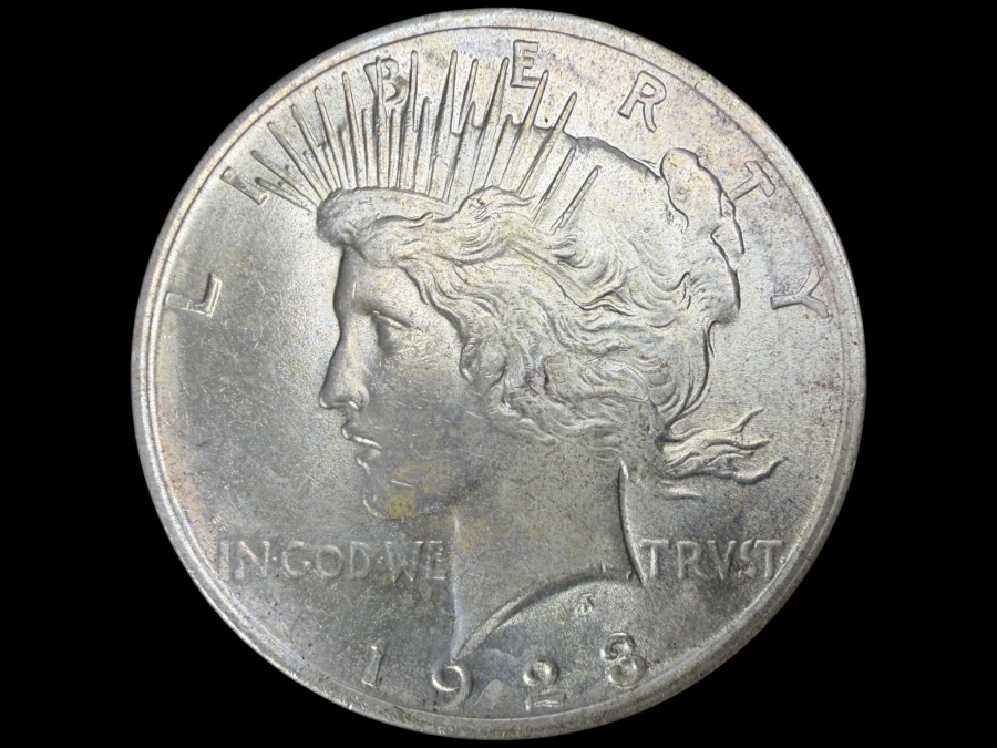 1923 Brilliant Uncirculated Peace Silver Dollar