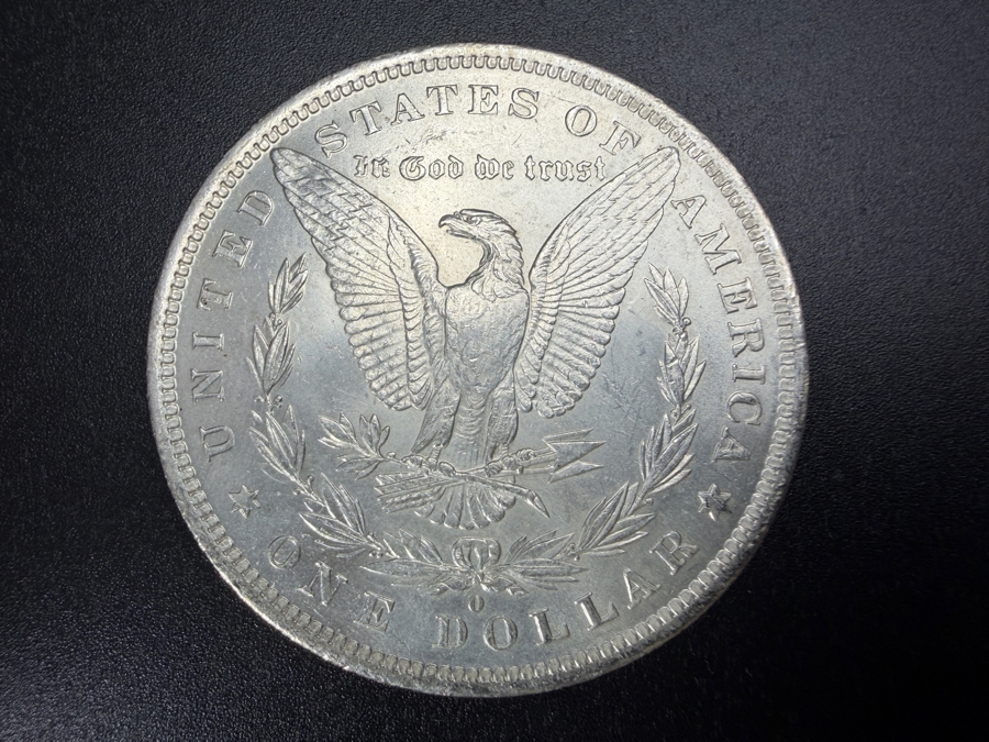1883 O Brilliant Uncirculated Morgan Silver Dollar [Photo 3]