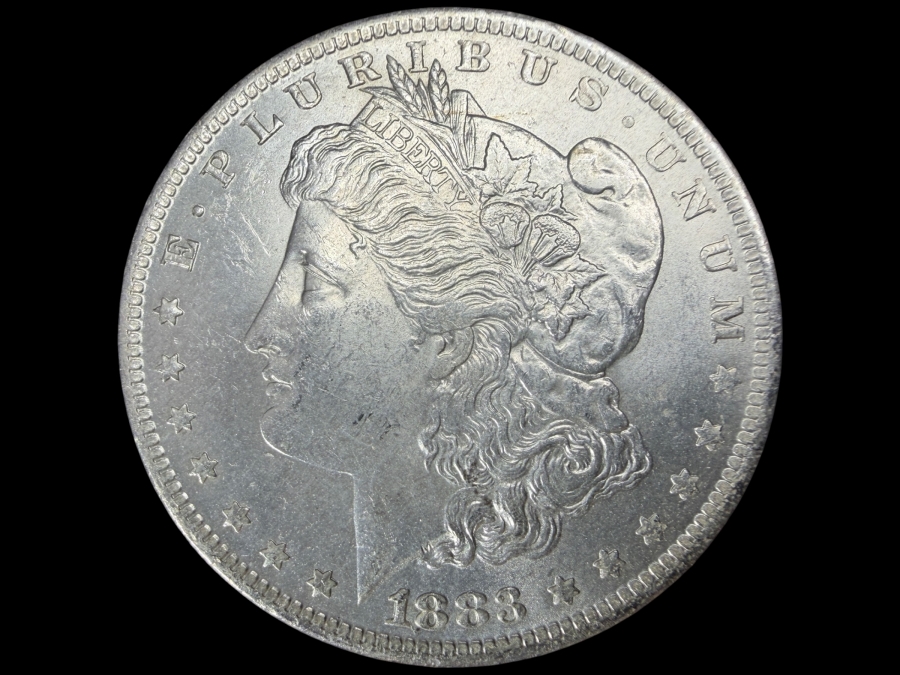 1883 O Brilliant Uncirculated Morgan Silver Dollar