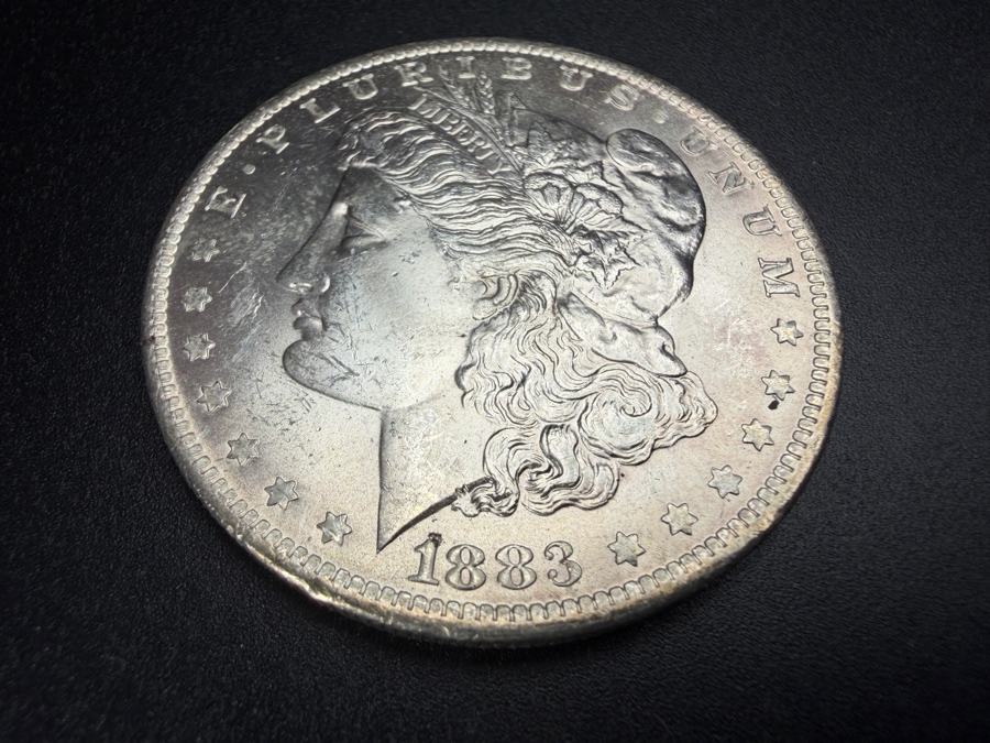1883 O Brilliant Uncirculated Morgan Silver Dollar [Photo 2]