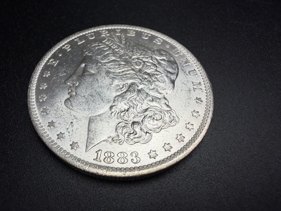 1883 O Brilliant Uncirculated Morgan Silver Dollar [Photo 2]