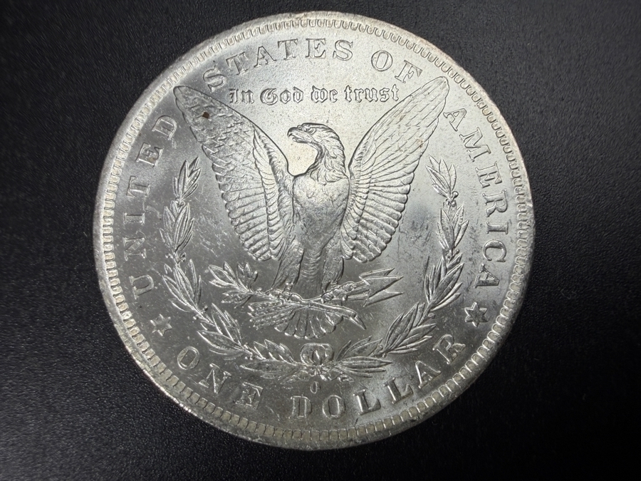1883 O Brilliant Uncirculated Morgan Silver Dollar [Photo 3]