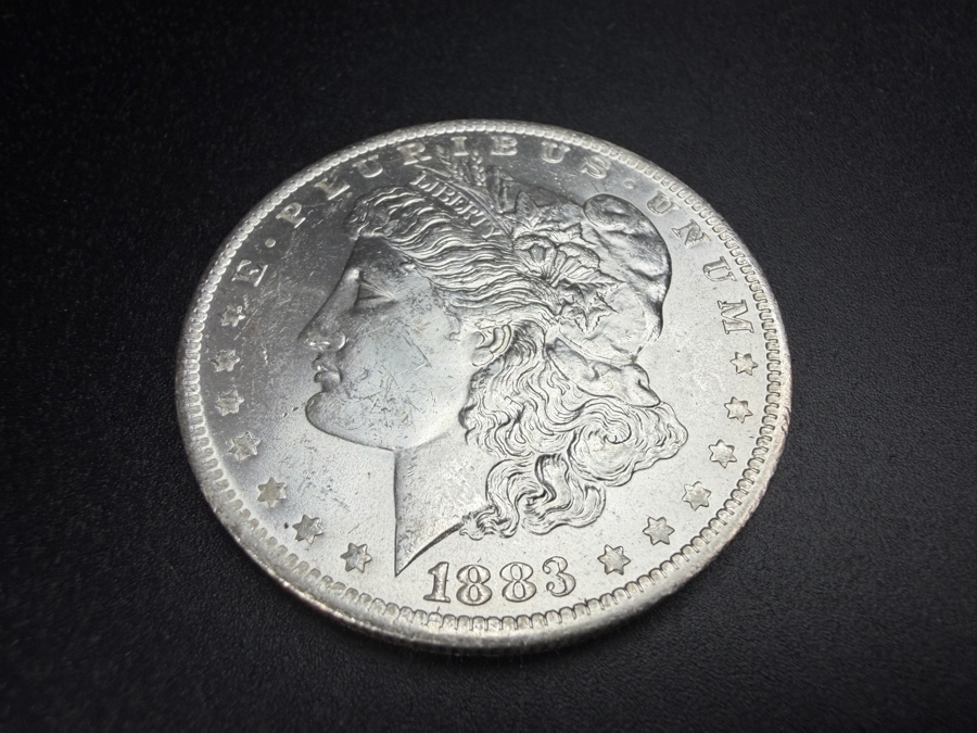 1883 O Brilliant Uncirculated Morgan Silver Dollar [Photo 2]