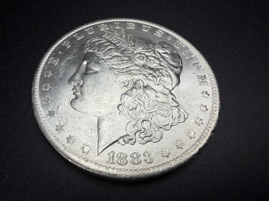 1883 O Brilliant Uncirculated Morgan Silver Dollar [Photo 2]
