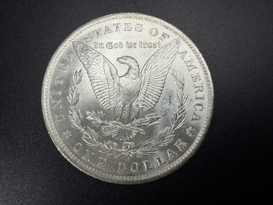 1883 O Brilliant Uncirculated Morgan Silver Dollar [Photo 3]