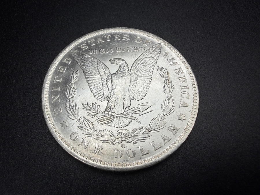 1883 O Brilliant Uncirculated Morgan Silver Dollar [Photo 4]