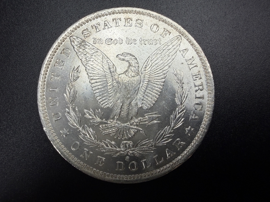 1883 O Brilliant Uncirculated Morgan Silver Dollar [Photo 3]