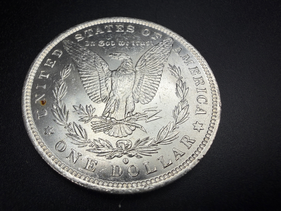 1883 O Brilliant Uncirculated Morgan Silver Dollar [Photo 4]