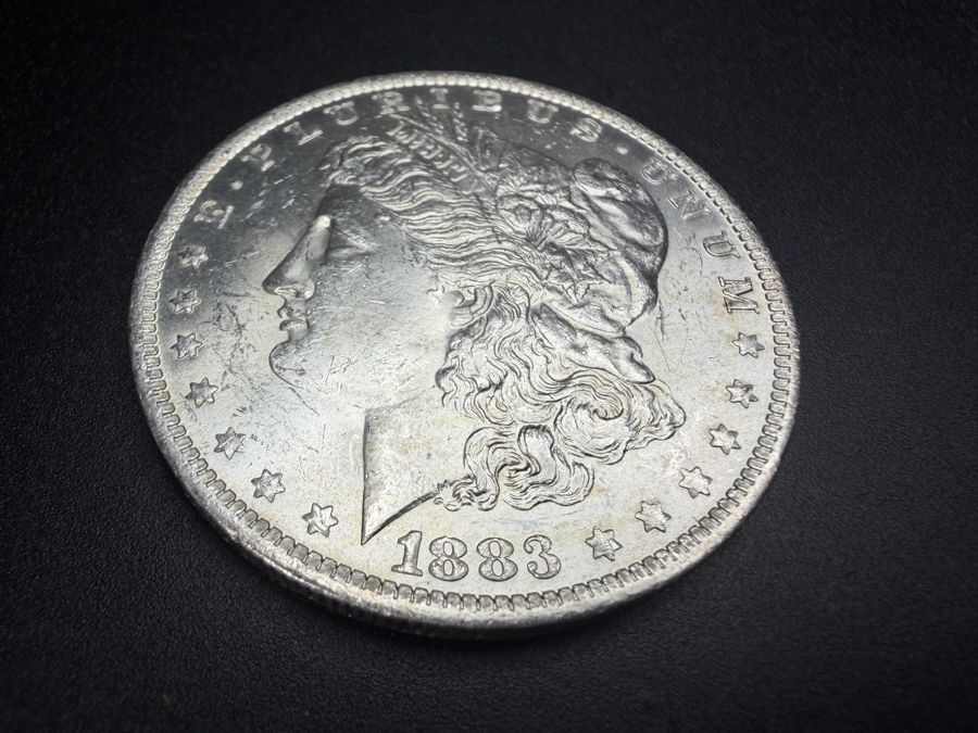 1883 O Brilliant Uncirculated Morgan Silver Dollar [Photo 2]