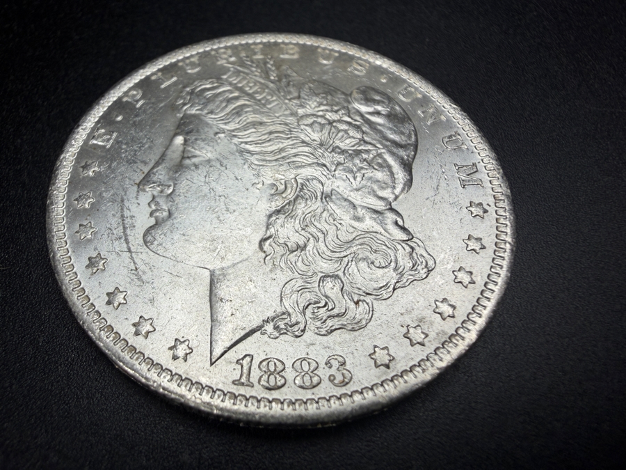 1883 O Brilliant Uncirculated Morgan Silver Dollar [Photo 2]