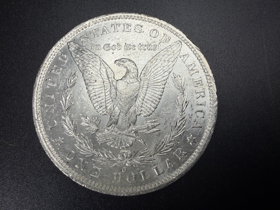1883 O Brilliant Uncirculated Morgan Silver Dollar [Photo 3]