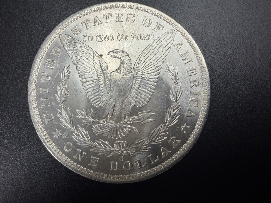 1883 O Brilliant Uncirculated Morgan Silver Dollar [Photo 3]