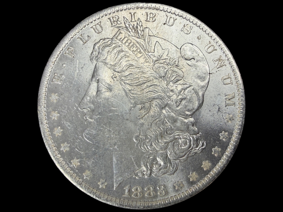 1883 O Brilliant Uncirculated Morgan Silver Dollar