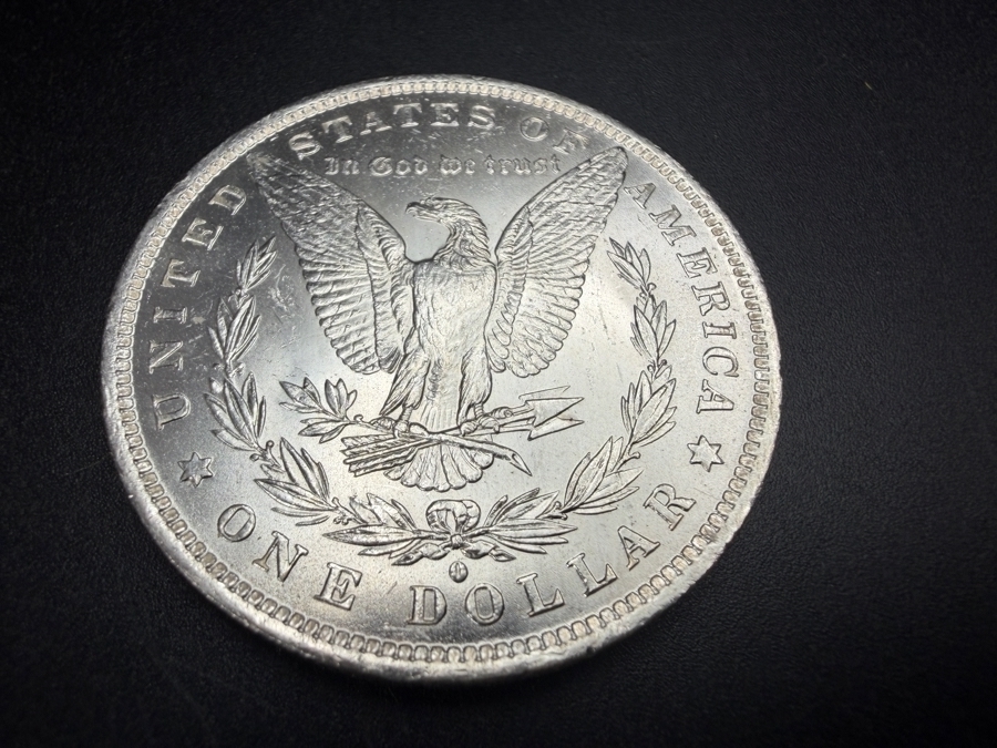 1883 O Brilliant Uncirculated Morgan Silver Dollar [Photo 4]