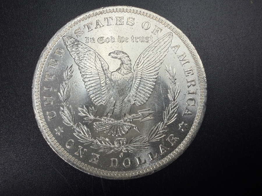 1883 O Brilliant Uncirculated Morgan Silver Dollar [Photo 3]