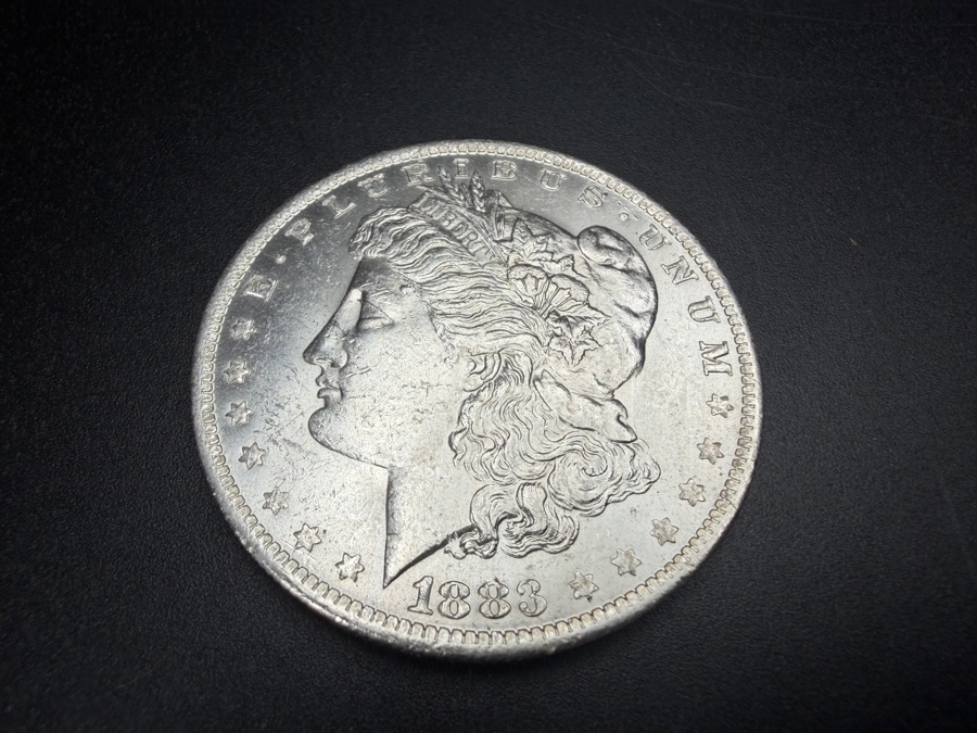 1883 O Brilliant Uncirculated Morgan Silver Dollar [Photo 2]