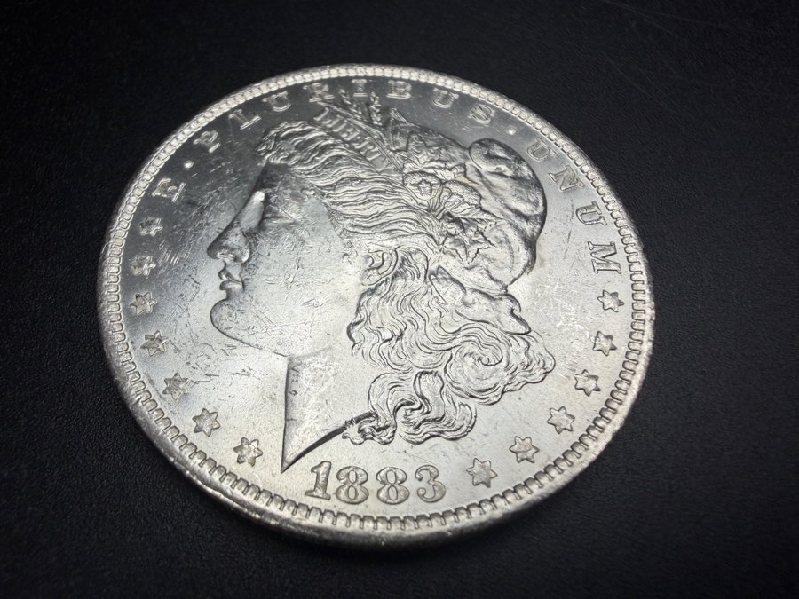 1883 O Brilliant Uncirculated Morgan Silver Dollar [Photo 2]