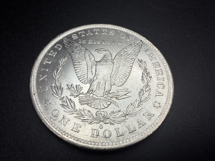 1883 O Brilliant Uncirculated Morgan Silver Dollar [Photo 4]