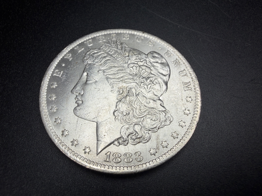 1883 O Brilliant Uncirculated Morgan Silver Dollar [Photo 2]
