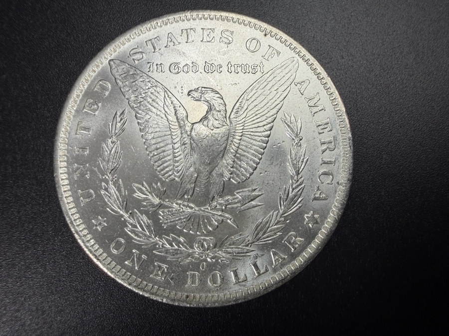 1883 O Brilliant Uncirculated Morgan Silver Dollar [Photo 3]