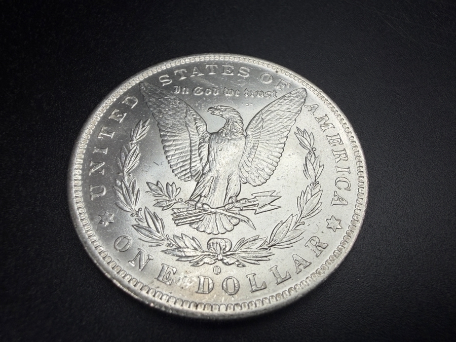 1883 O Brilliant Uncirculated Morgan Silver Dollar [Photo 4]