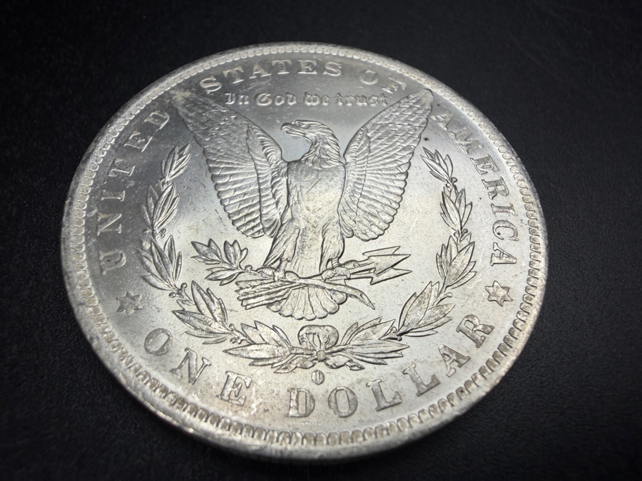 1883 O Brilliant Uncirculated Morgan Silver Dollar [Photo 4]