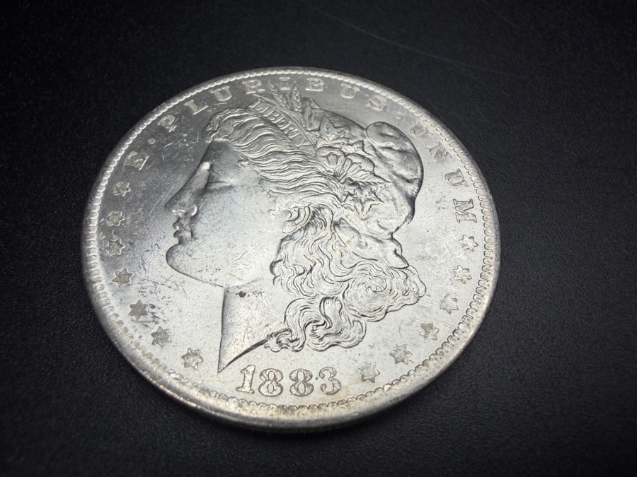 1883 O Brilliant Uncirculated Morgan Silver Dollar [Photo 2]