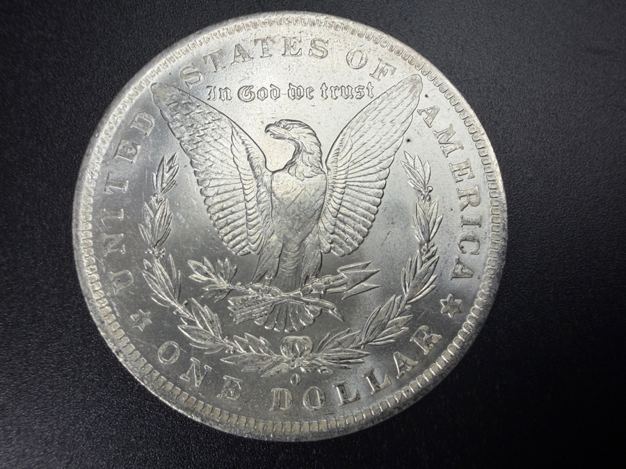 1883 O Brilliant Uncirculated Morgan Silver Dollar [Photo 3]