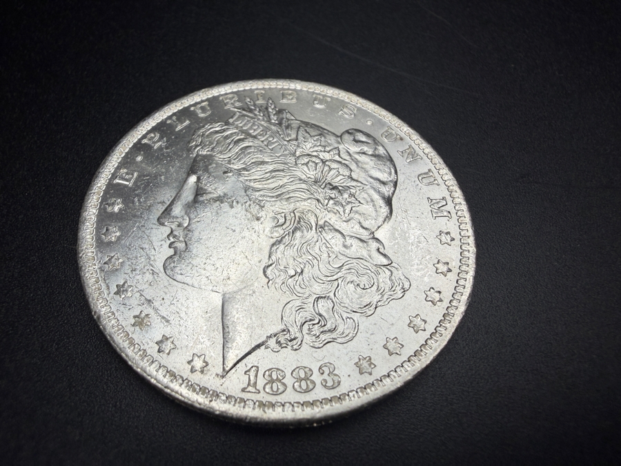 1883 O Brilliant Uncirculated Morgan Silver Dollar [Photo 2]