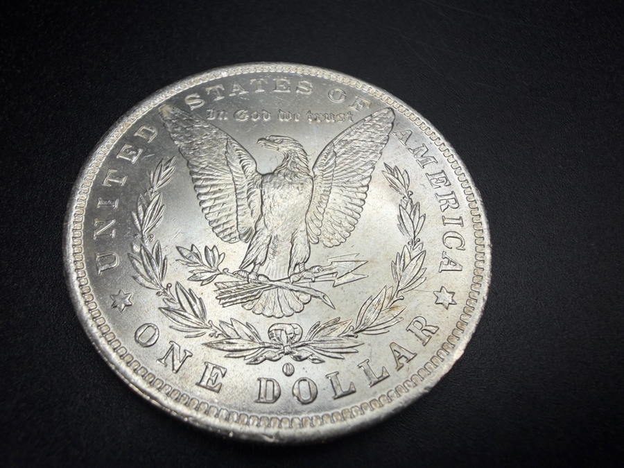 1883 O Brilliant Uncirculated Morgan Silver Dollar [Photo 4]